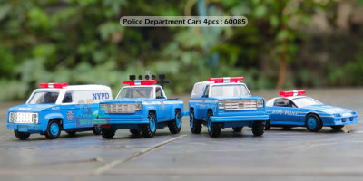Police Department Cars 4pcs : 60085