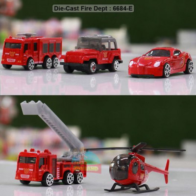 Die-Cast Fire Dept : 6684-E