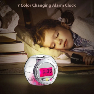 7 Color Changing Alarm Clock