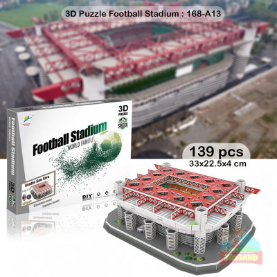 3D Puzzle Football Stadium : 168-A13