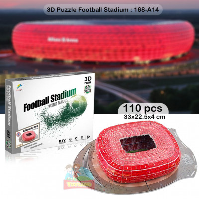 3D Puzzle Football Stadium : 168-A14