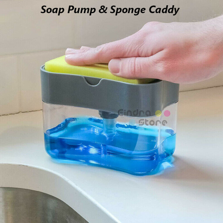 Soap Pump & Sponge Caddy