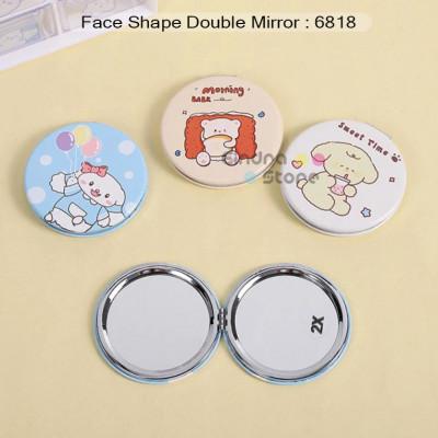 Face Shape Double Mirror : 6818