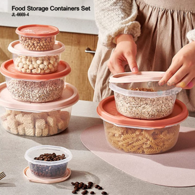 Food Storage Containers Set : JL-6669-4