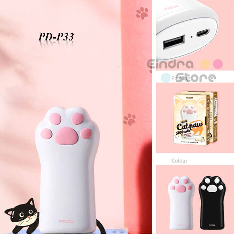 Cat Paw Power Bank : PD-P33