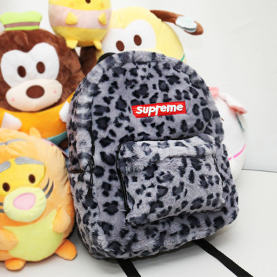 Supreme Backpack With Fur