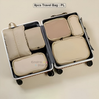 8pcs Travel Bag : PL
