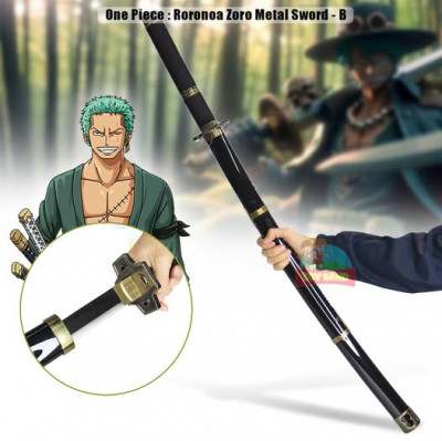 One Piece : Roronoa Zoro Metal Sword - E