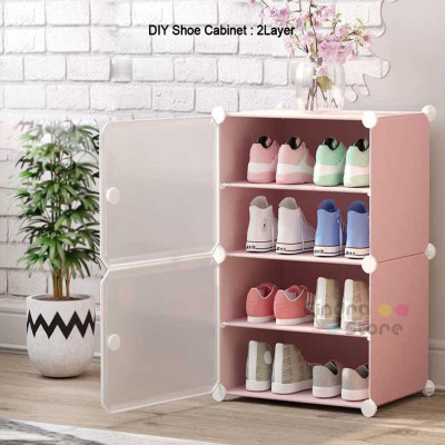 DIY Shoe Cabinet : 2Layer