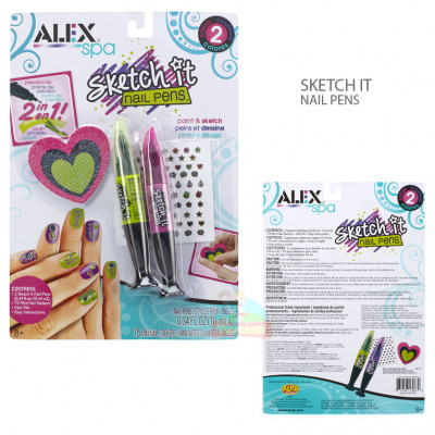 Mirada Glow in the Dark Scribble Nail Pen Nail Art Kit for Girl – Strings  Marketing Pvt Limited