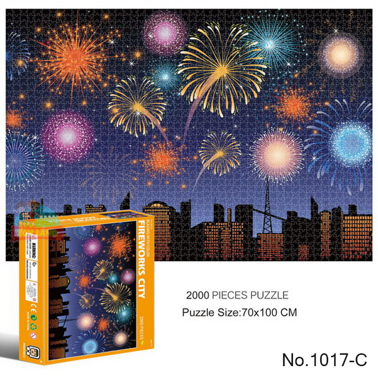 Fireworks City Puzzle : 1017-C