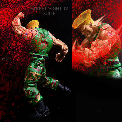 NECA Street Fighter IV 4 Guile Action Figure 