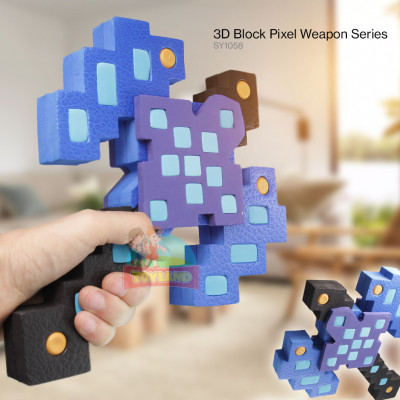 3D Block Pixel Weapon Series : SY1058