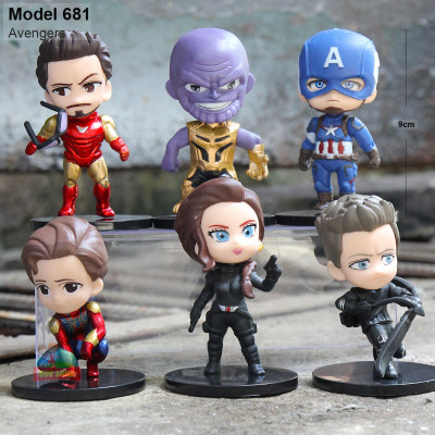 Action Figure Set - Model 681  :  Avengers