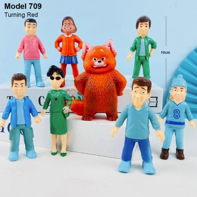 Action Figure Set - Model 709 : Turning Red