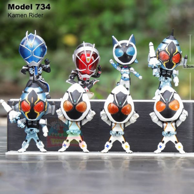 Action Figure Set - Model 734 : Kamen Rider