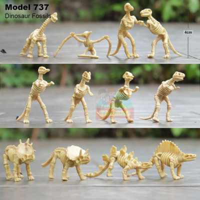 Action Figure Set - Model 737 :  Dinosaur Fossils