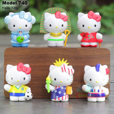 Action Figure Set - Model 740 : Hello Kitty